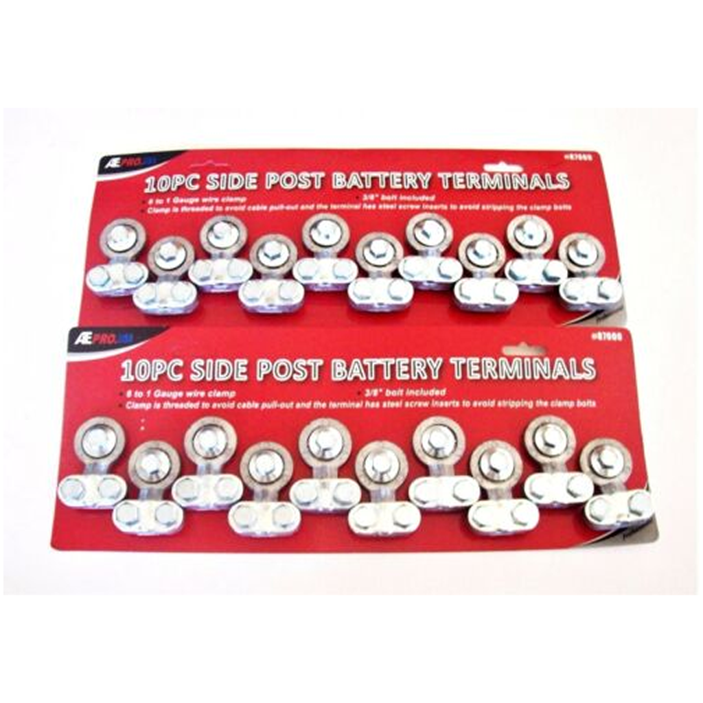 10 Piece Side Post Battery Terminals