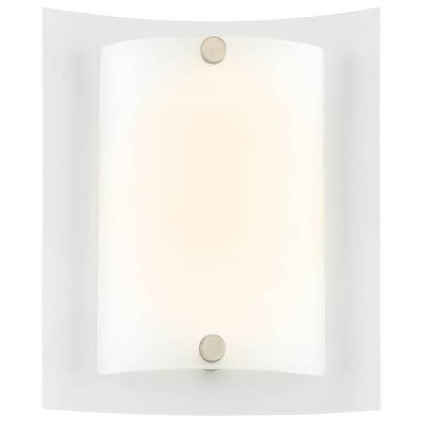 12-Watt Brushed Nickel Integrated LED Sconce Damaged Box-sconces & wall fixtures-Tool Mart Inc.