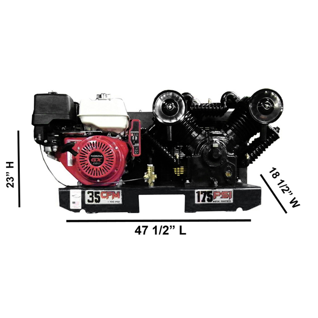 Eagle 13 Horsepower Tankless Air Compressor