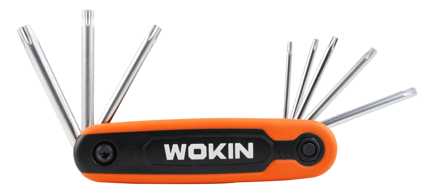 Wokin 8 Pieces Folding Torx Hex Key Set