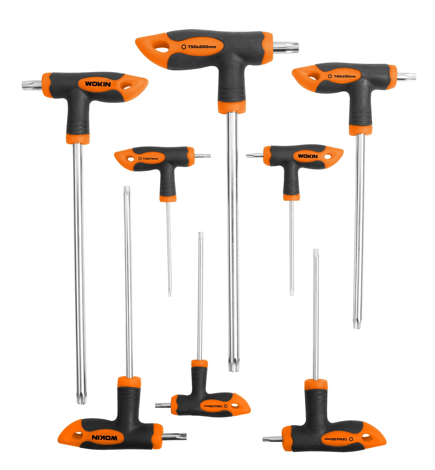 Wokin 8 Pc Torx T-Handle Screwdrivers Set