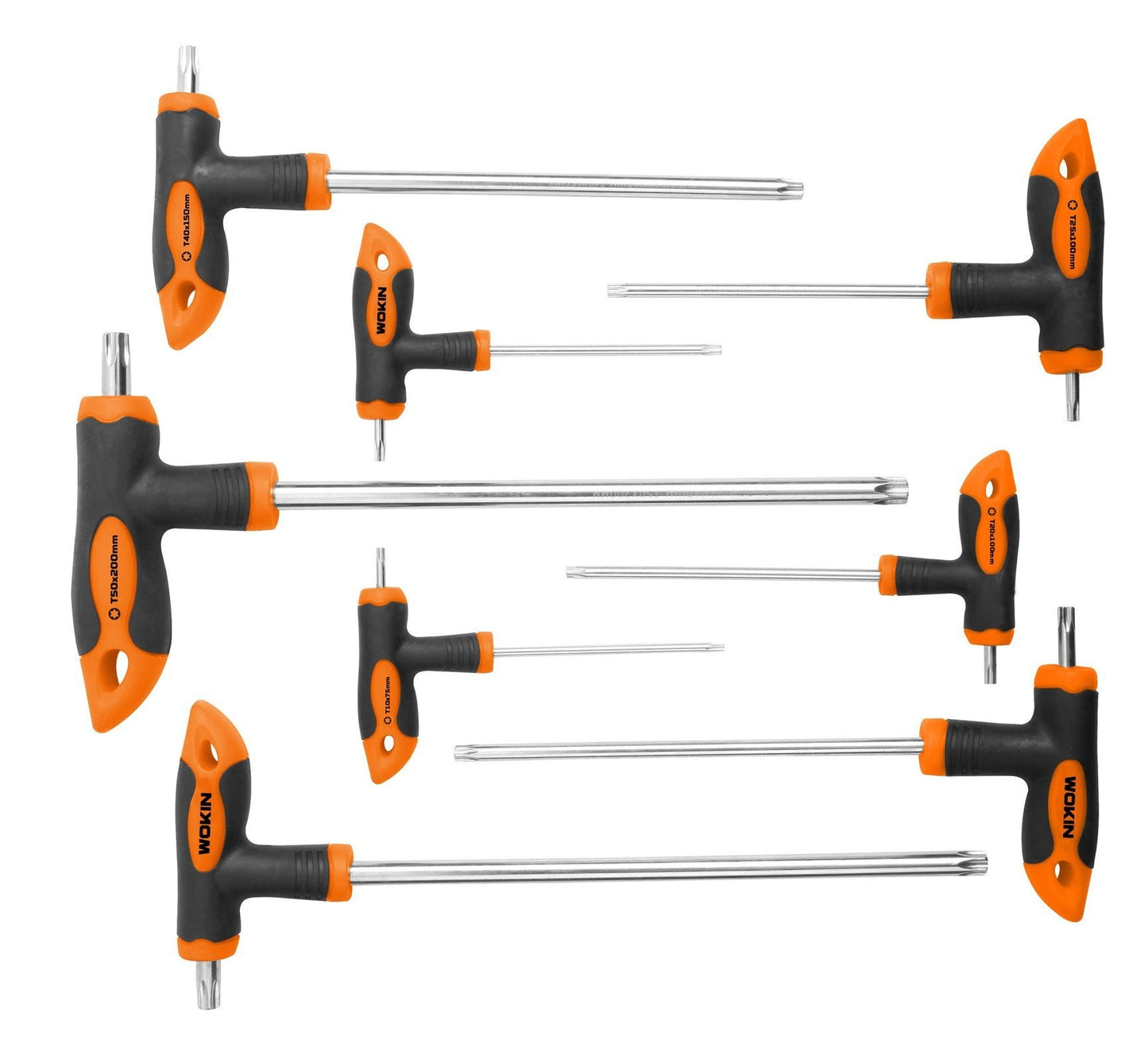 Wokin 8 Pc Torx T-Handle Screwdrivers Set