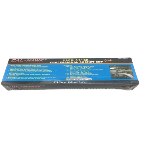 21 PC 3 8 Inch Drive Socket Set