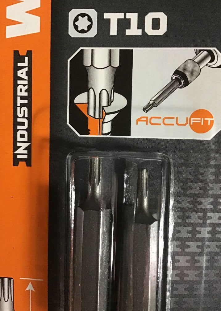 Wokin 2 Pc T10 Screwdriver Bits Set