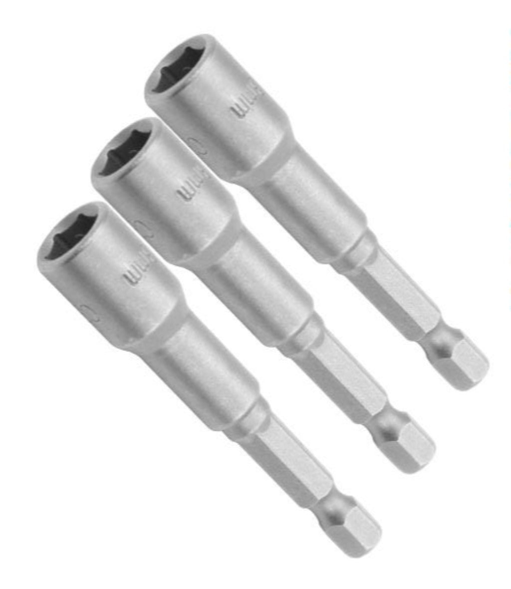 Wokin 3 Pieces Magnetic Nut Socket Set