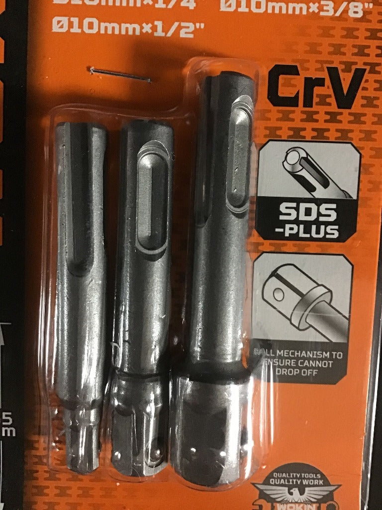 Wokin 3 Pieces SDS Plus Adaptor