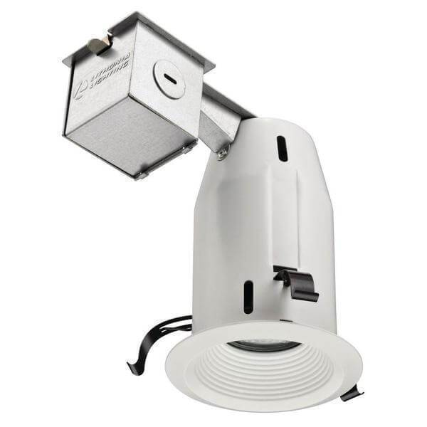 3 in. GU10 Matte White Baffle Recessed Kit Damaged Box-recessed fixtures-Tool Mart Inc.