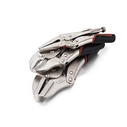 3 Piece Easy Release Action Locking Plier Set-pliers, plier sets, and vises-Tool Mart Inc.