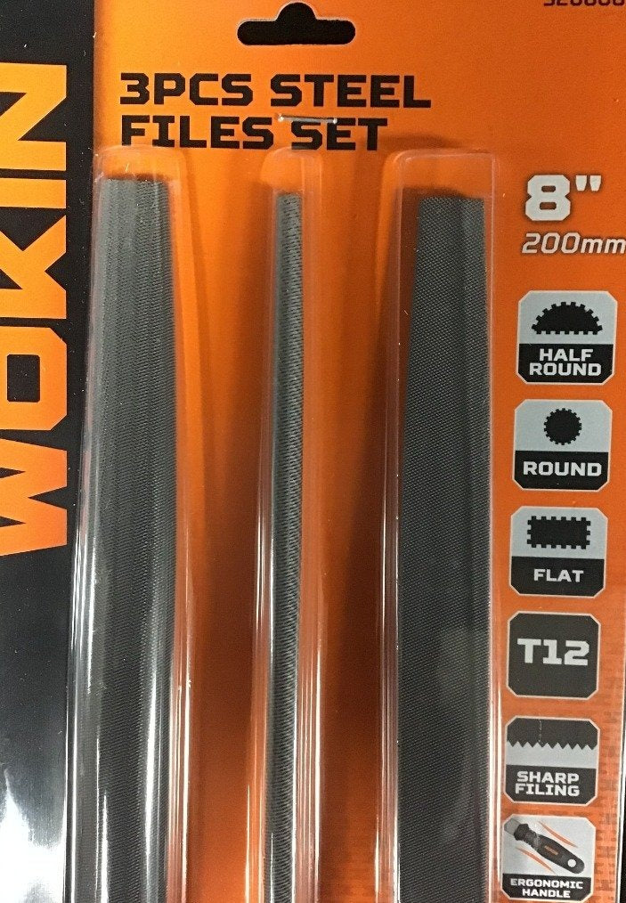 Wokin 3 Piece Steel File Set