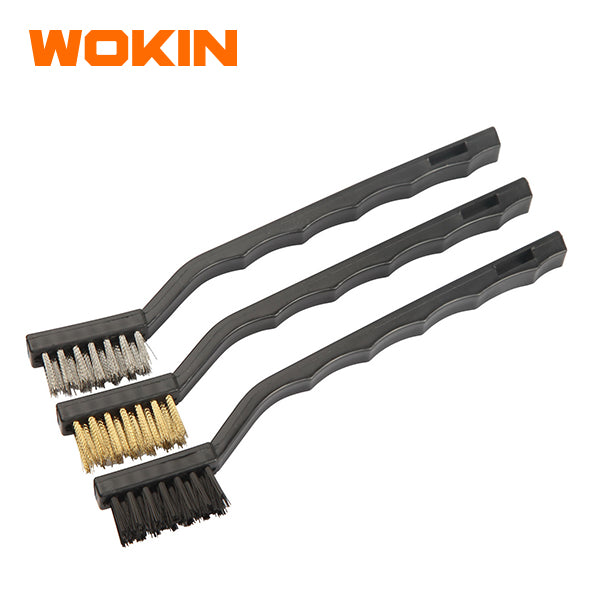 Wokin Three Piece Wire Brush Set