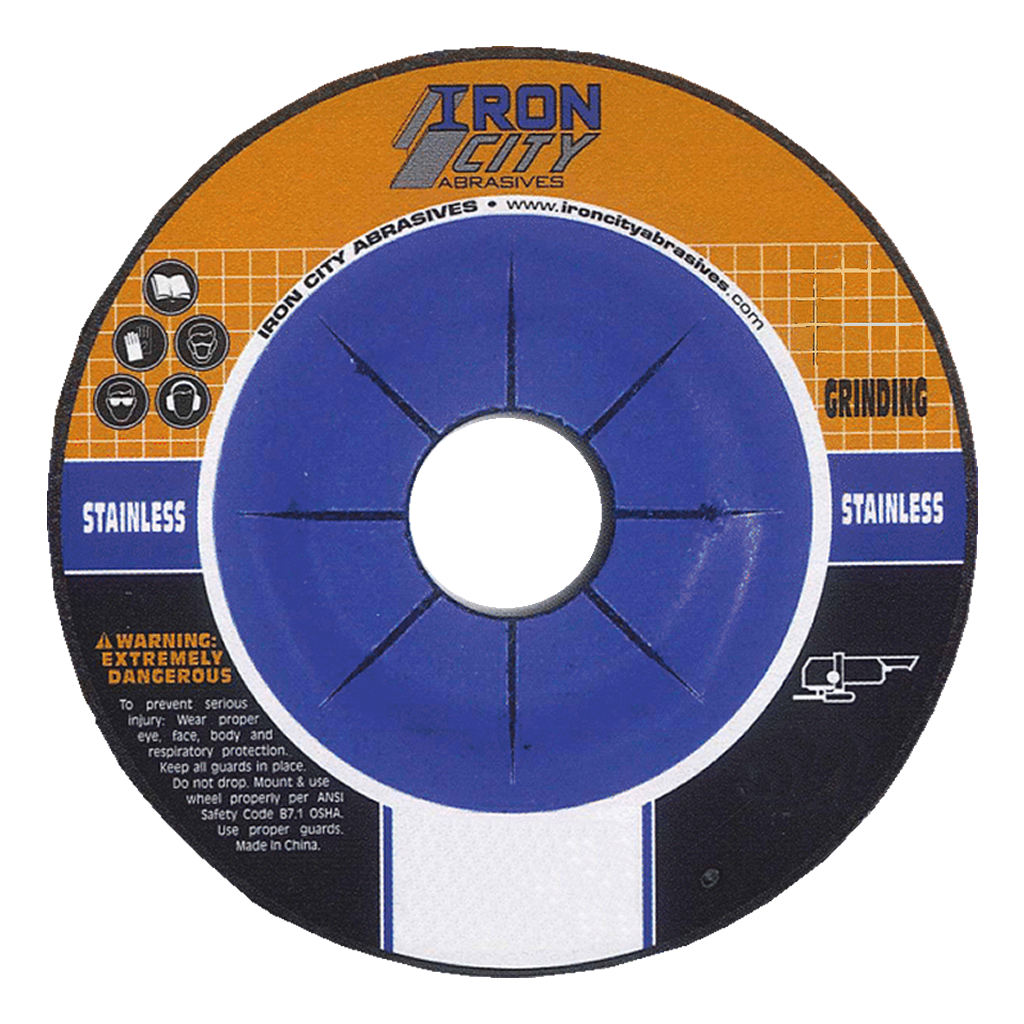 Stainless Steel Type 27 Grinding Wheel 7 x 1 4 x 7 8