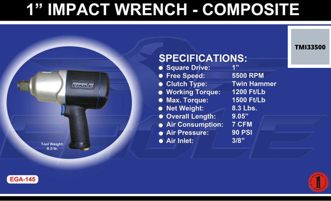 1 Inch Impact Wrench Composite