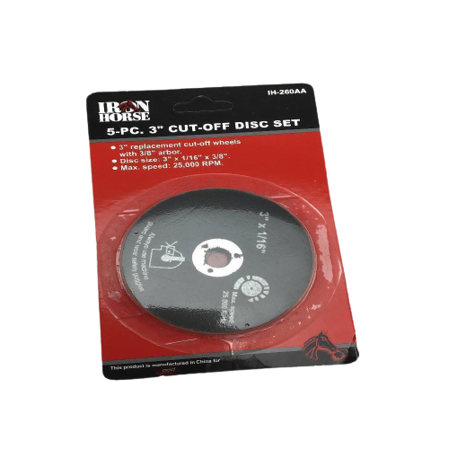 5 PC 3 Inch Cut Off Disk Set