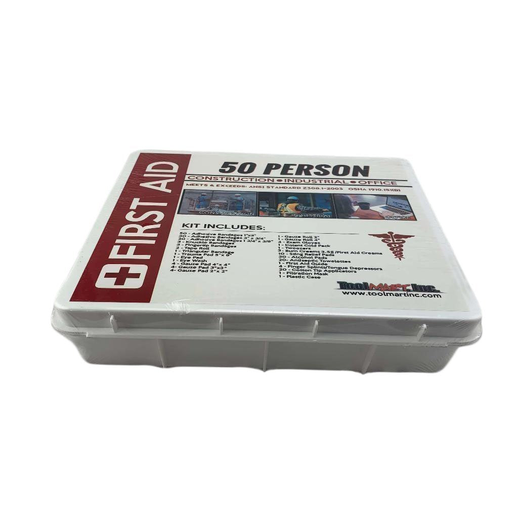 50-Person First Aid Kit Meets ANSI Standard 7308-first aid-Tool Mart Inc.