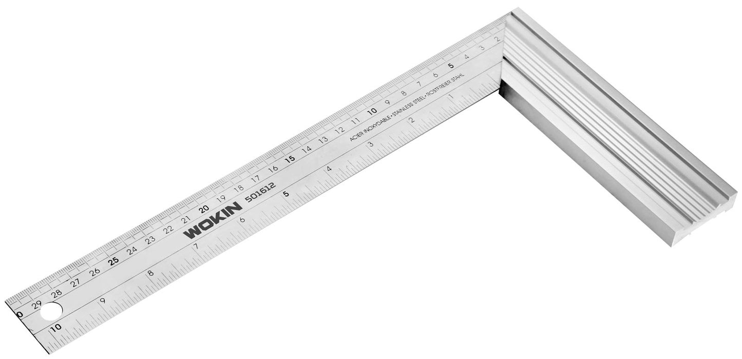 Wokin 12 Inch Aluminium Steel Angle Square