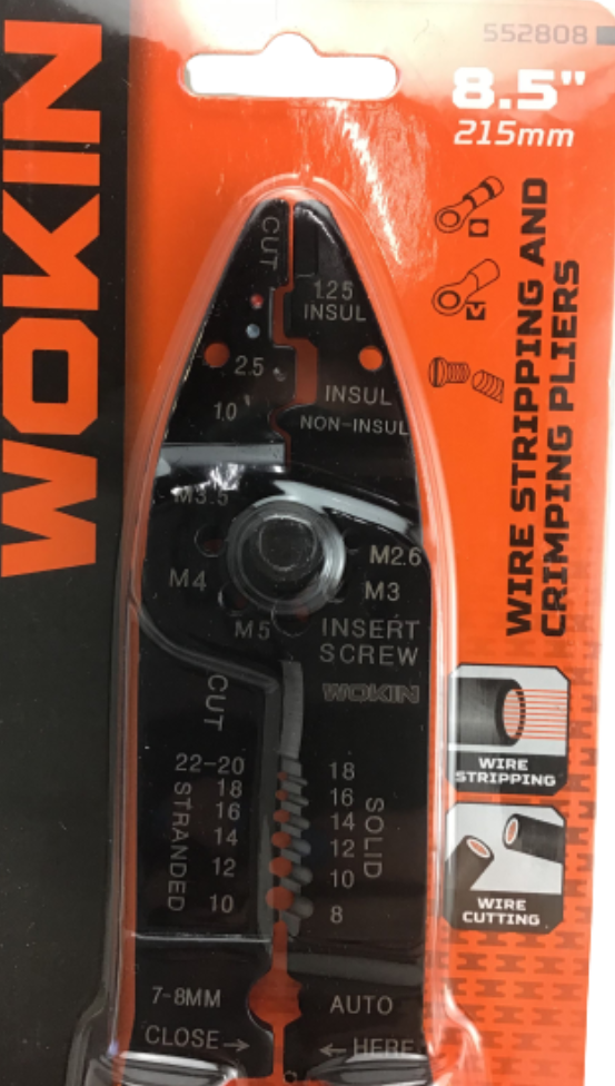 Wokin 8.5 Inch Wire Stripper With Crimper