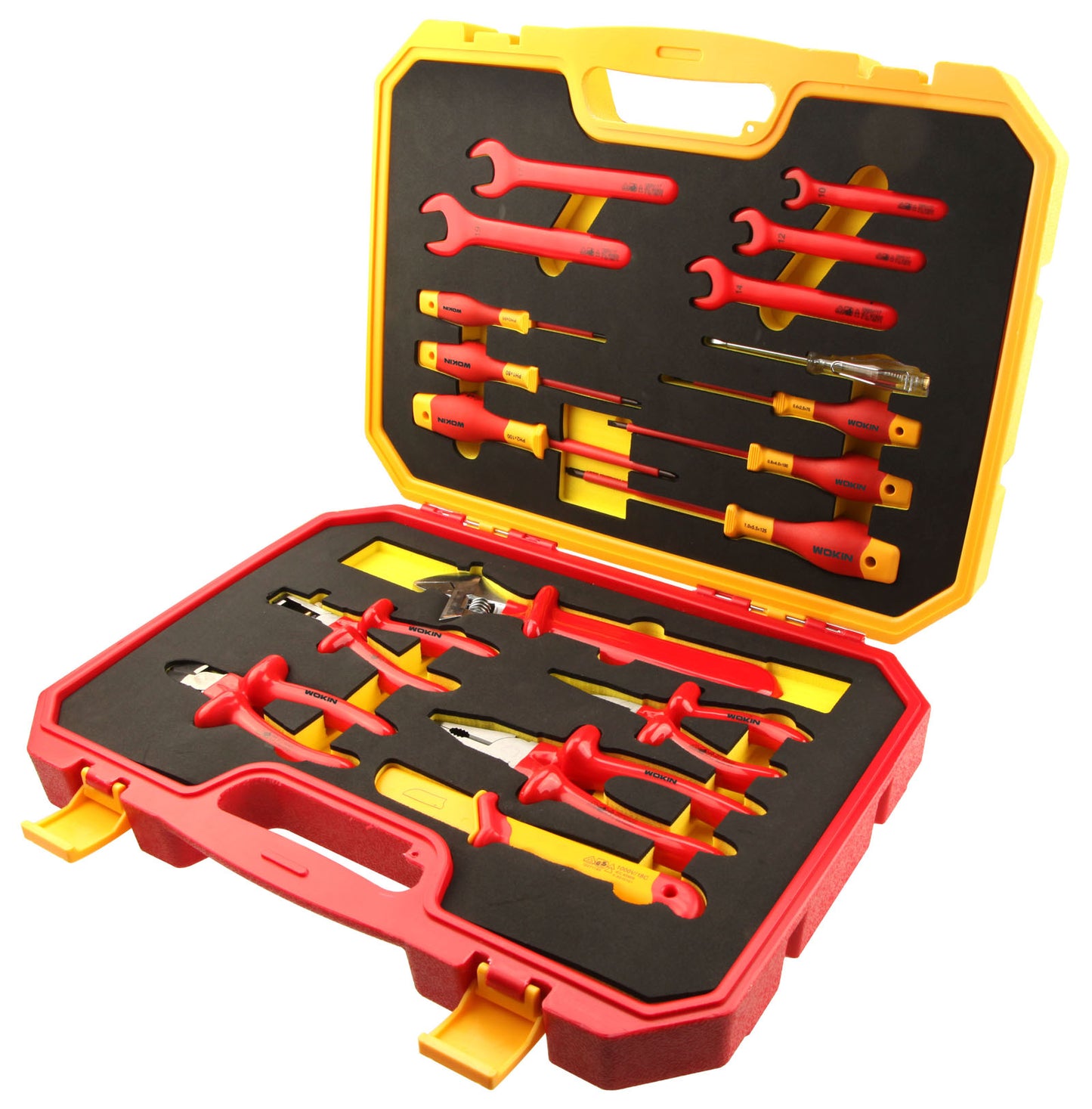 Wokin 18 Pieces Insulated Hand Tools Set Premium Line