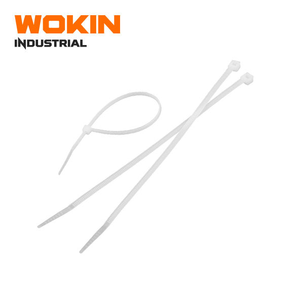 Wokin 100 Piece Clear Cable Zip Tie 8 Inch