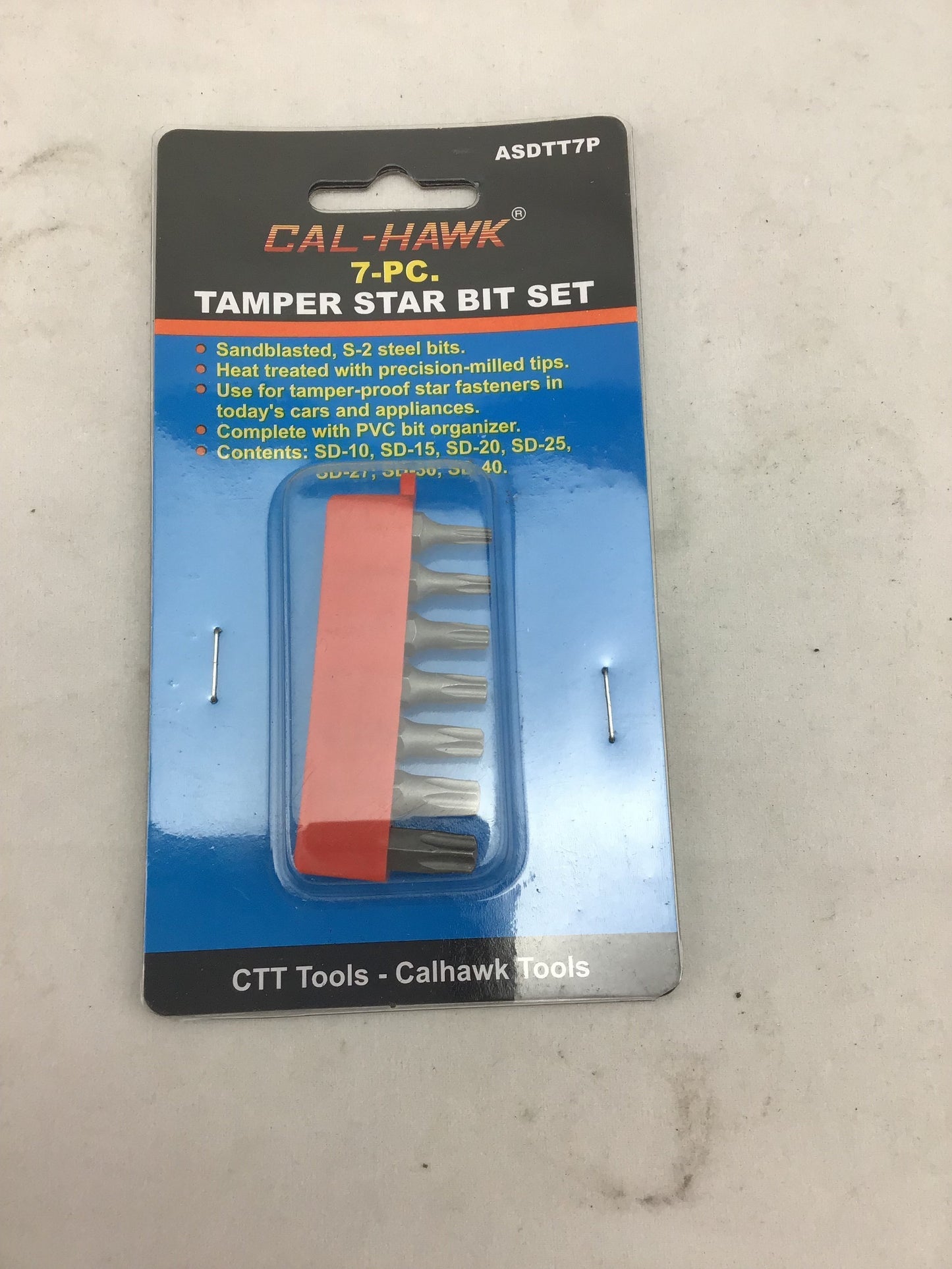 7 PC Tamper Bit Set-HAND TOOLS-Tool Mart Inc.