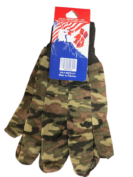 Camo Jersey Gloves Sold Per Dozen Tool Mart Inc