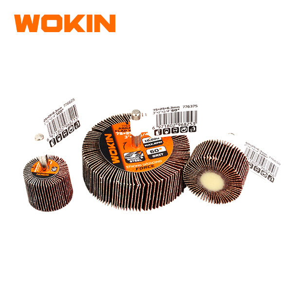 Wokin Abrasive Flap Wheels 120 Grit 2 Inch
