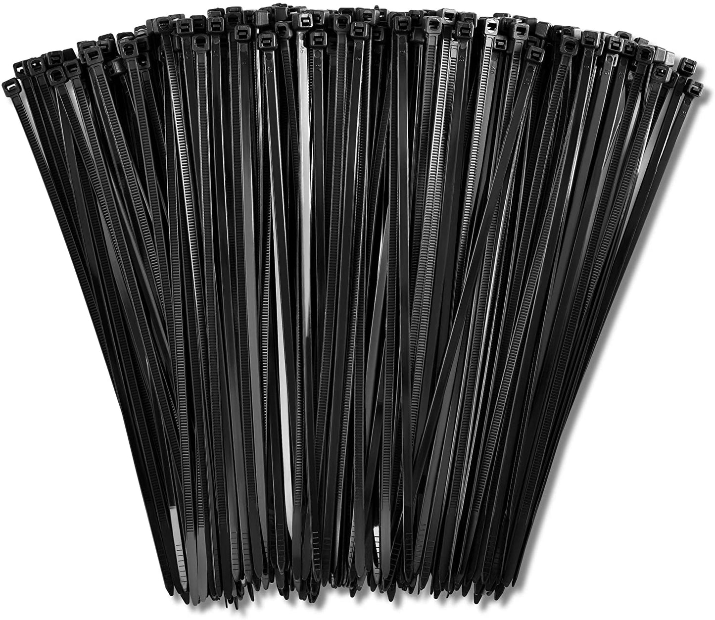 1000 Black Heavy Duty Zip Ties 8 Inch