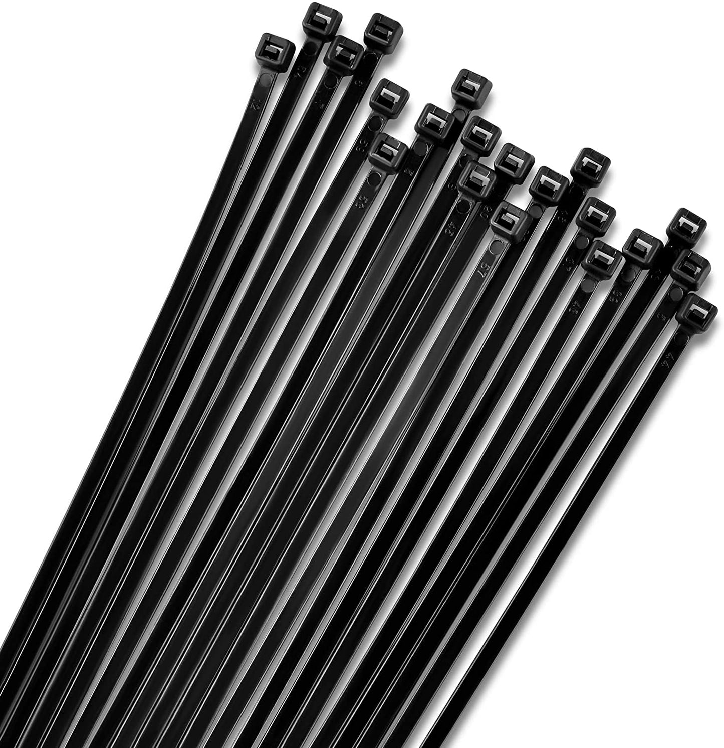 1000 Black Heavy Duty Zip Ties 8 Inch