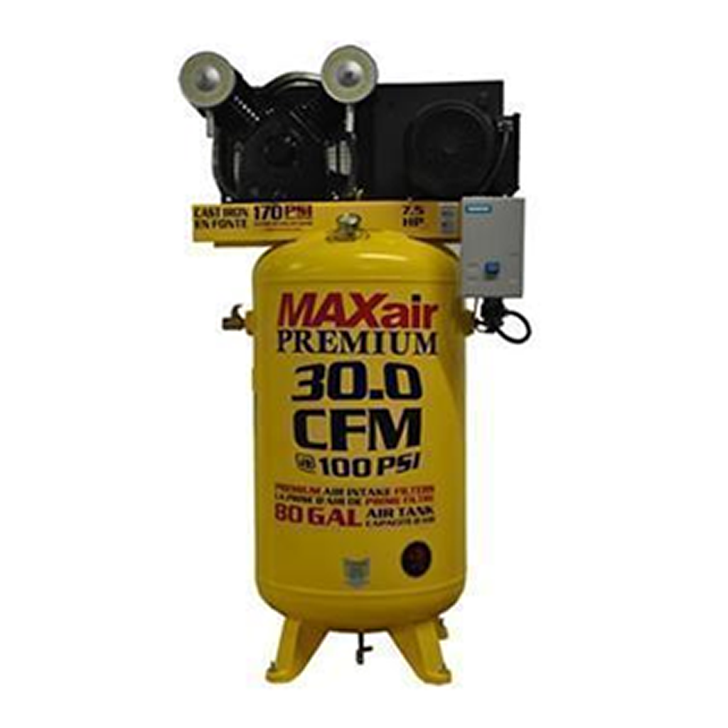 MaxAir 7 5 HP 80 Gallon Air Compressor