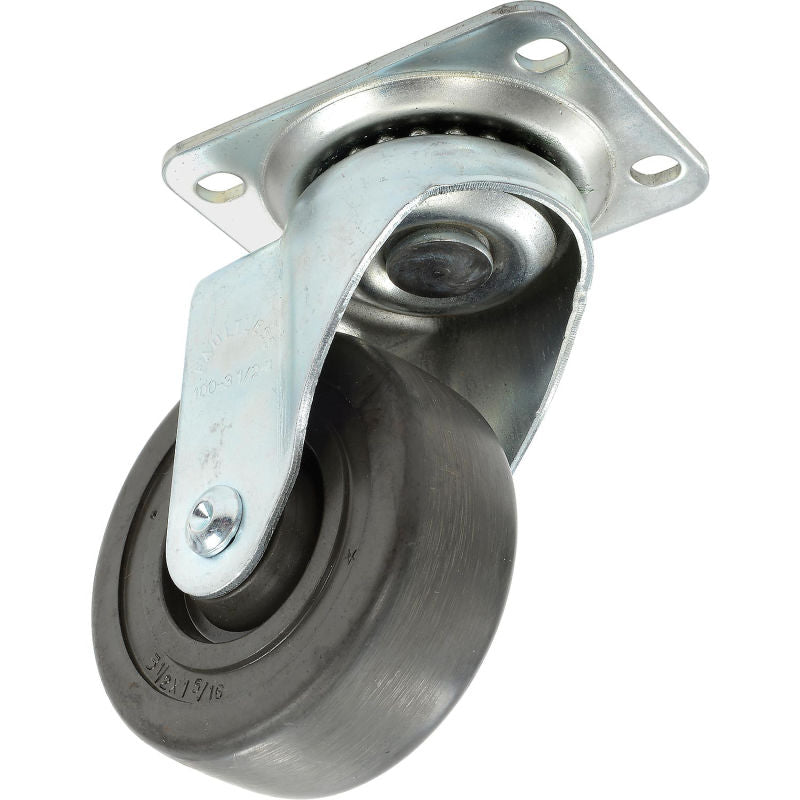 Medium Duty Swivel Plate Caster 3 1/2 Inch