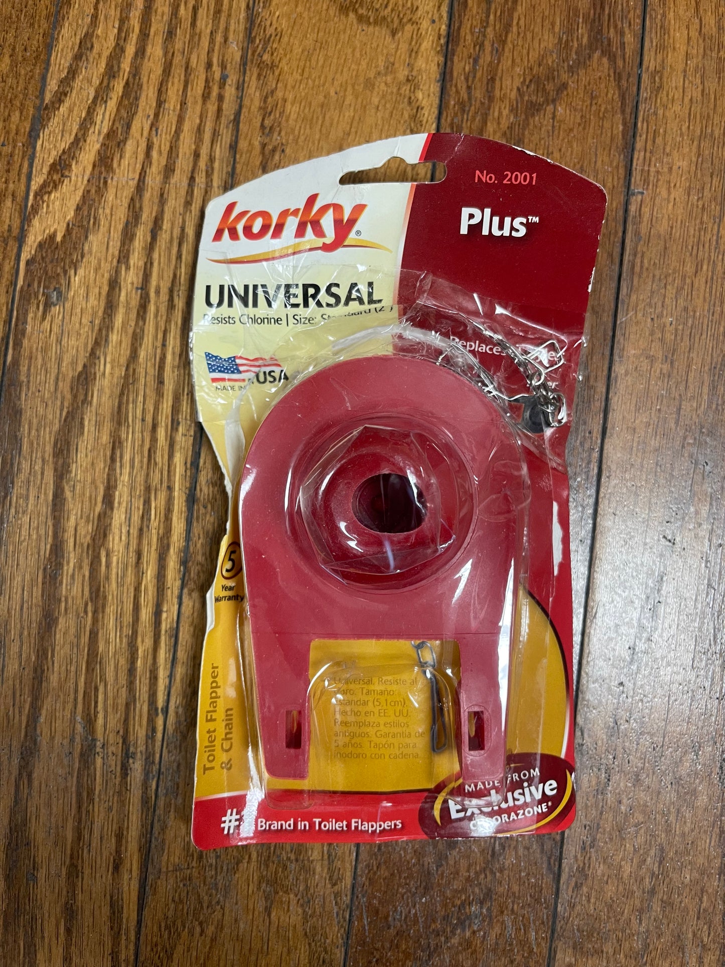KORKY PLUS PREMIUM UNIVERSAL FLAPPER 2001 *DAMAGED BOX*