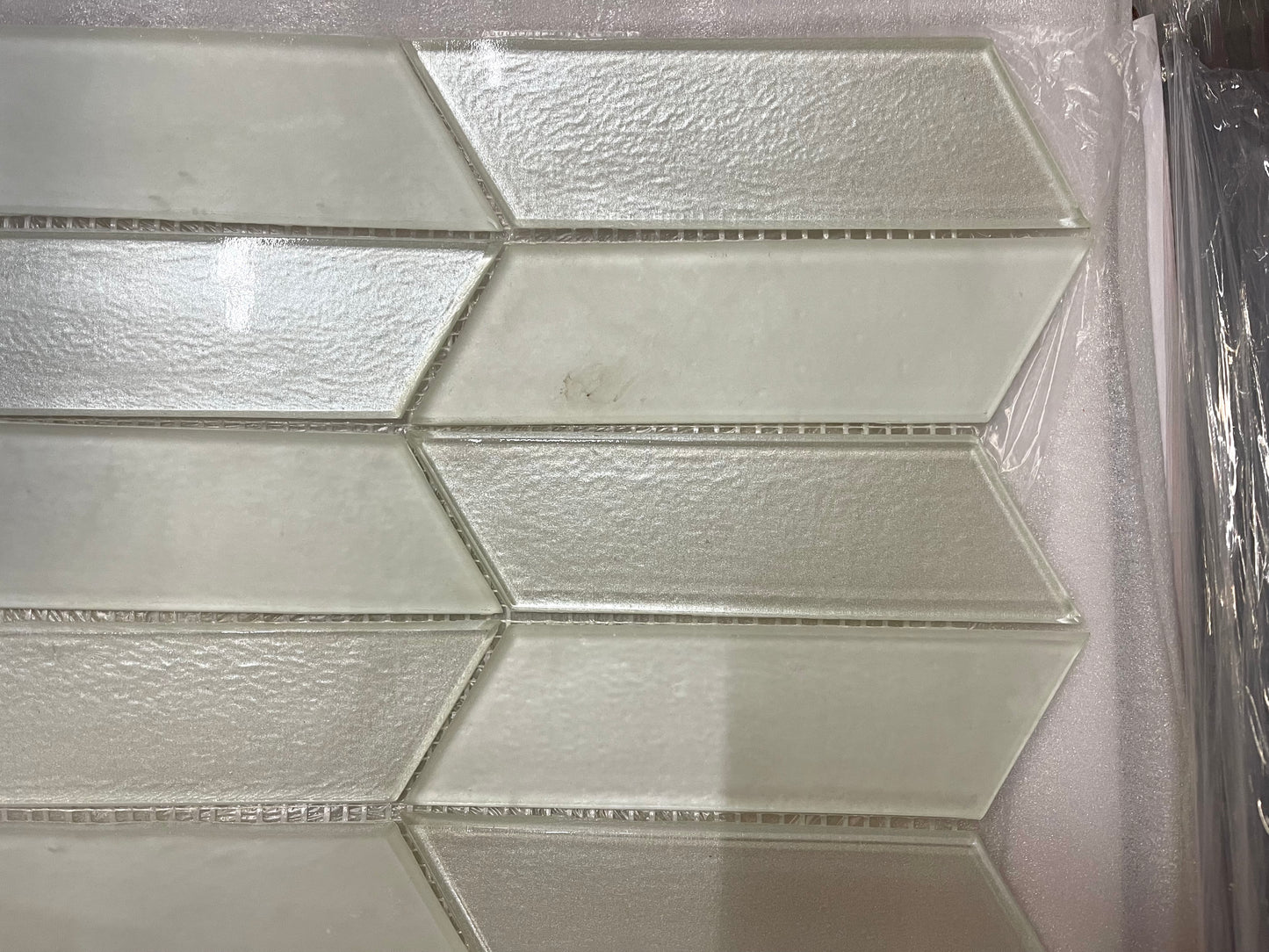 Seoul Axis Pattern Glass Mosaic Tile Glossy (Sold By The Box)