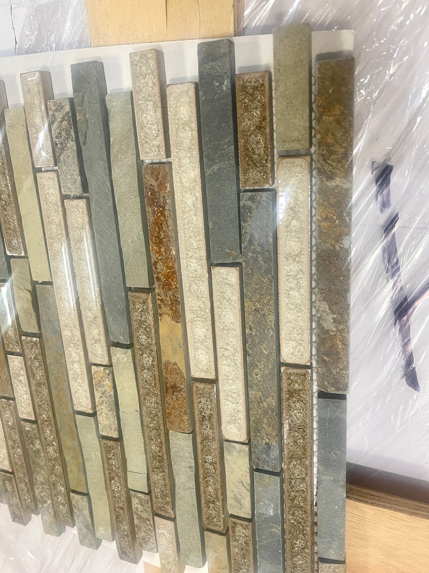 Soci Montana Blend Random Brick Mosaic (Sold By The Box)