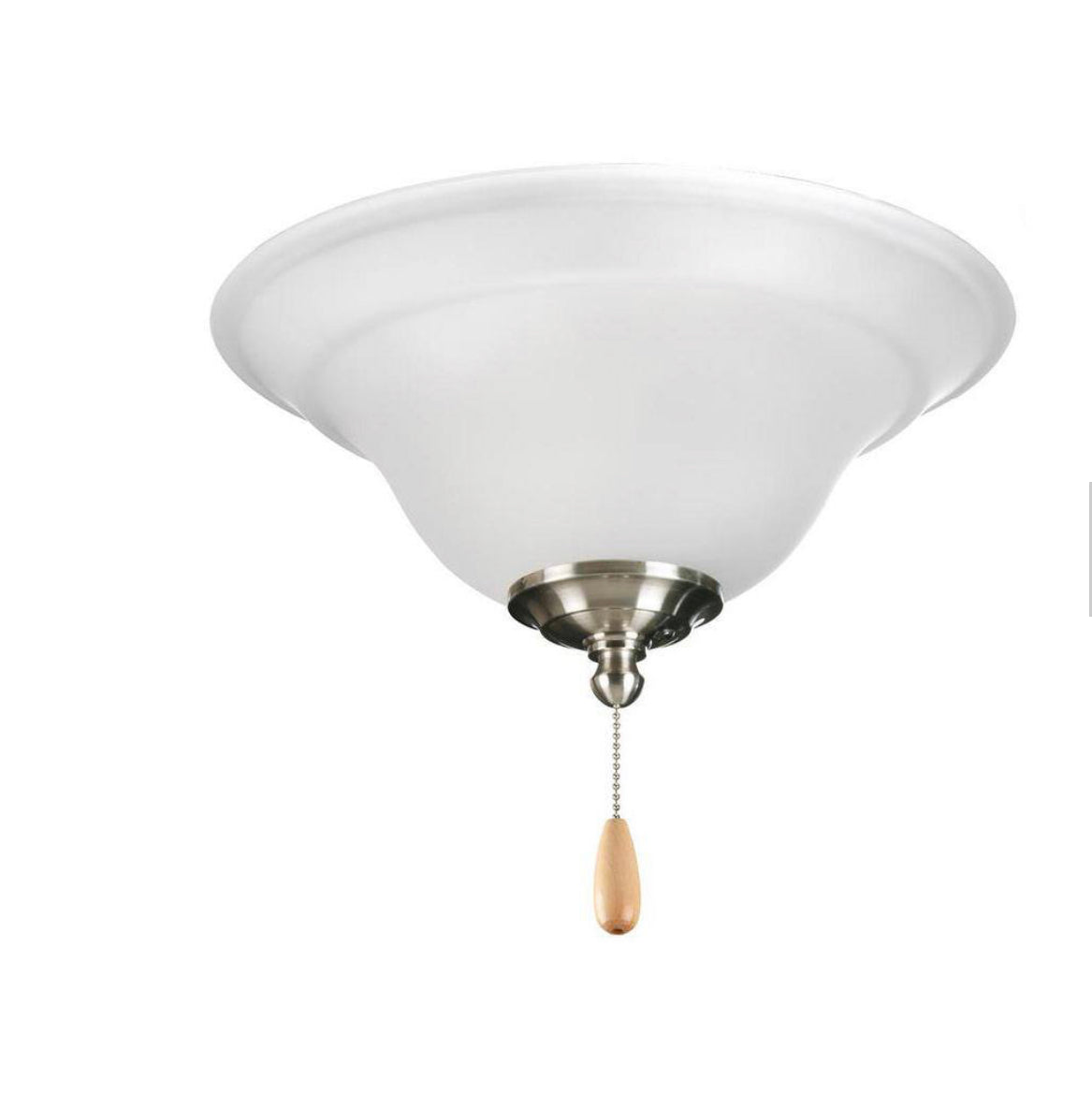 Progress Lighting Trinity Collection 2-Light Unfinished Ceiling Fan Light Kit Damaged Box