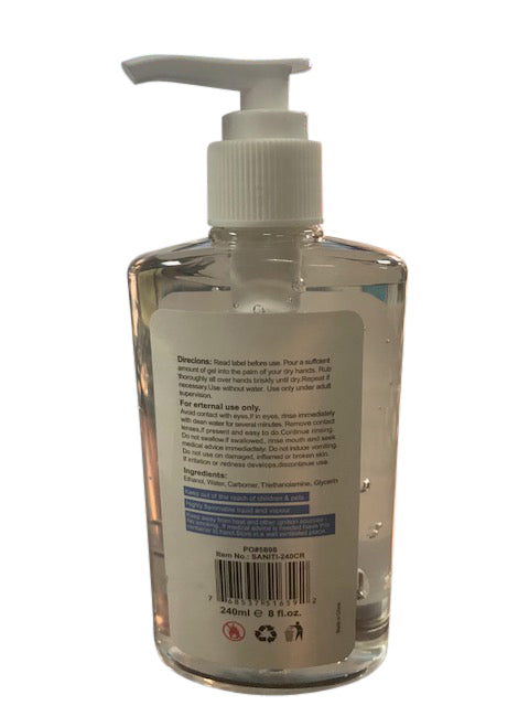 Hand Sanitizer 237ml 8oz