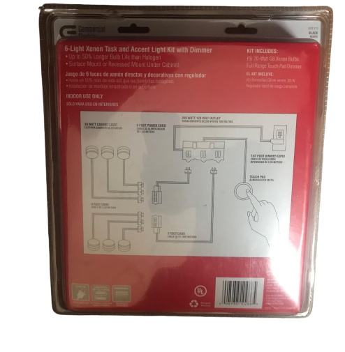 Commercial Electric 6pc Puck Light