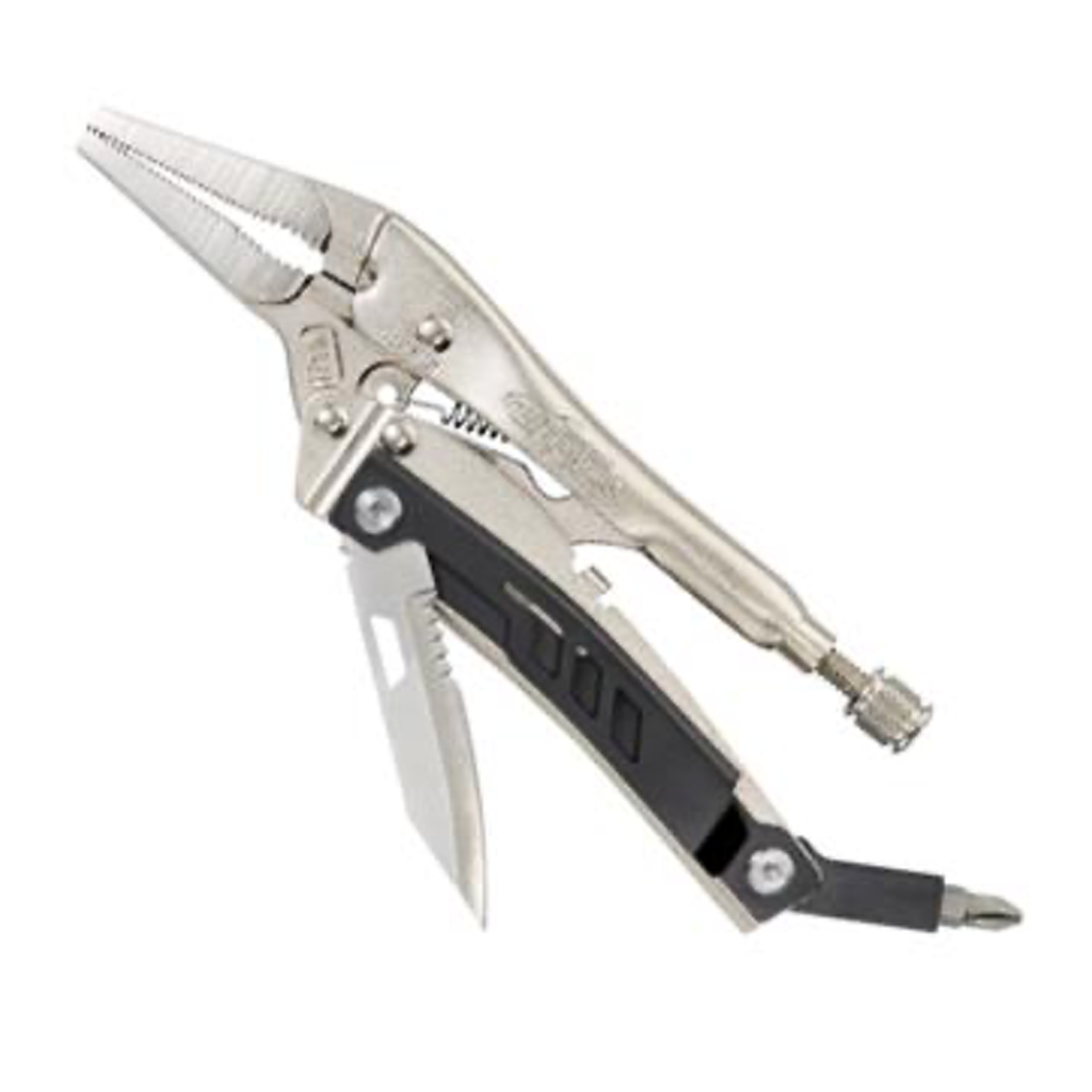 Irwin 6 Inch Long Nose Multitool Locking Pliers with Wire Cutter