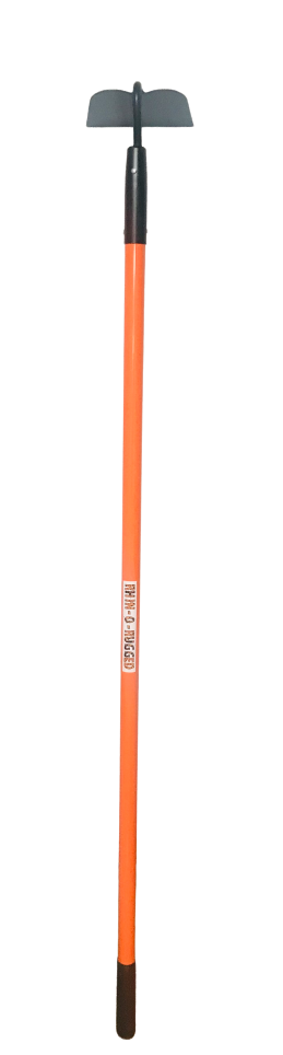 Rhin O Rugged Forged Garden Hoe With 54 Inch Fiberglass Handle