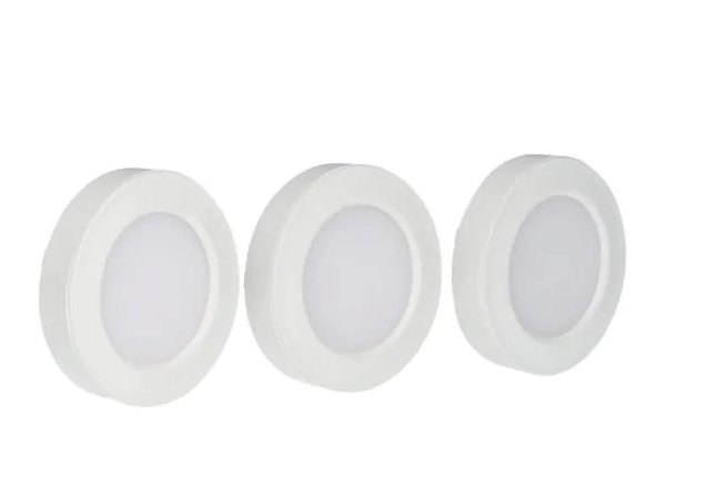 Commercial Electric 3 LED Puck Lights