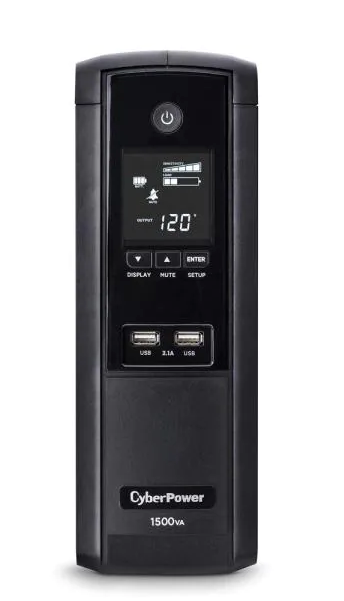 Cyber Power 1500VA 120 Volt 10 Outlet 2 USB UPS Battery Backup *Scratch & Dent*