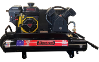 Power Train 10 Gallon Twin Tank Air Compressor