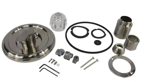 Danco 1 Handle Valve Trim Kit in Brushed Nickel for Delta Tub Shower Faucets Valve Not Included Damaged Box