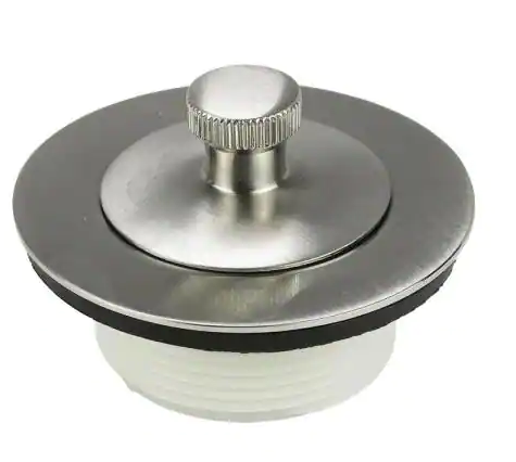 DANCO Lift and Turn Bath Tub Drain Trim Kit with Overflow in Brushed Nickel Damaged Box