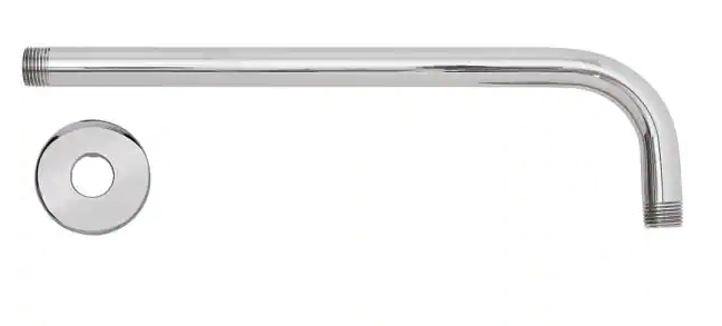 Glacier Bay 12 inch Raincan Shower Arm in Chrome Damaged Box