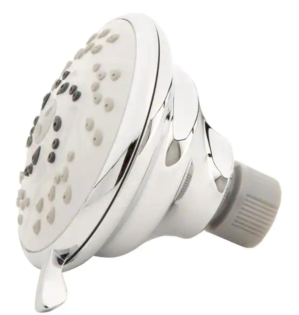 Glacier Bay 3 Spray 3.5 inch Single Wall Mount Fixed Adjustable Shower Head in Chrome Damaged Box