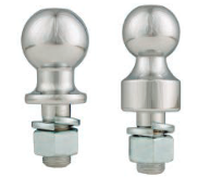 ACME 2 Inch x 1 1/4 Inch x 2 1/4 Inch Chrome Hitch Ball