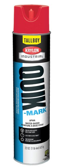 Krylon Industrial Quik Mark 22oz  Aerosol Can Red