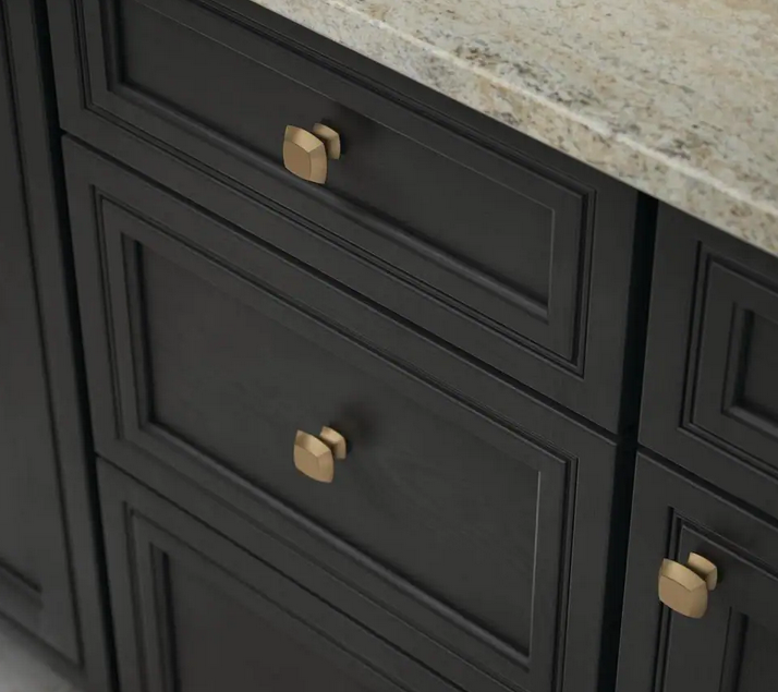 Liberty Mandara 1 1/4 inch 32mm Champagne Bronze Square Cabinet Knob