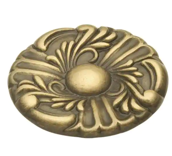 Hickory Hardware Cavalier 1 1/2 inch Antique Brass Cabinet Knob
