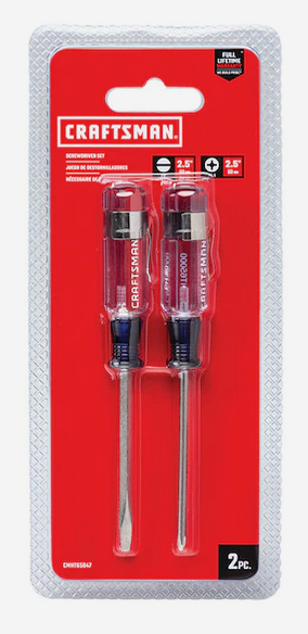 Craftsman 2pc Screwdriver Set