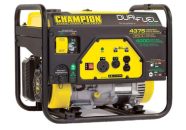 Champion 3500W/4375W Dual Fuel Gas Portable Generator FACTORY SERVICED UNBOXED